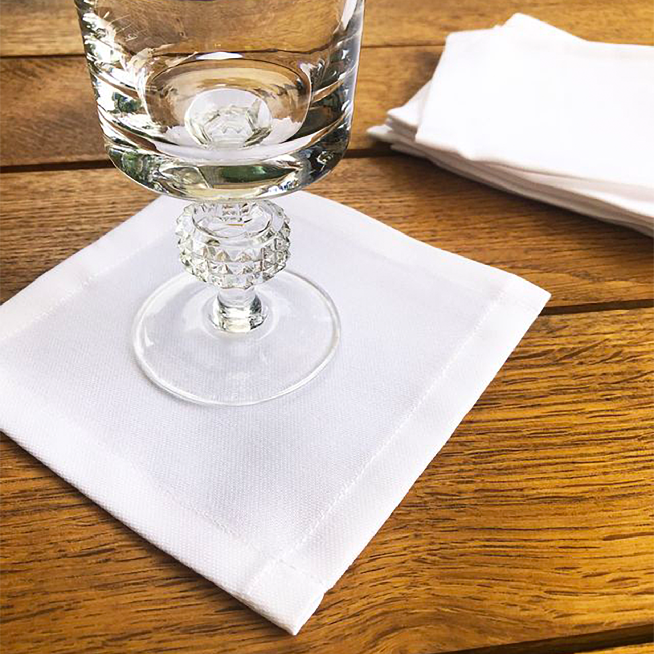 Cocktail napkin & coasters, doily for glasses 12x12