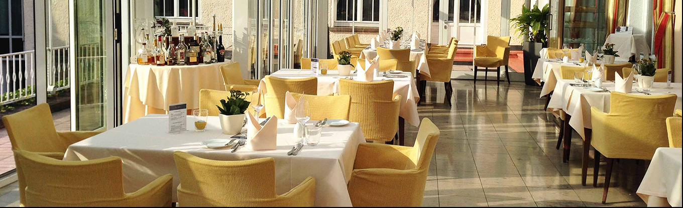 Farbige Stoffservietten Hotel