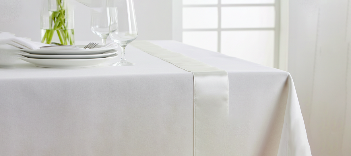 Find white tablecloths here