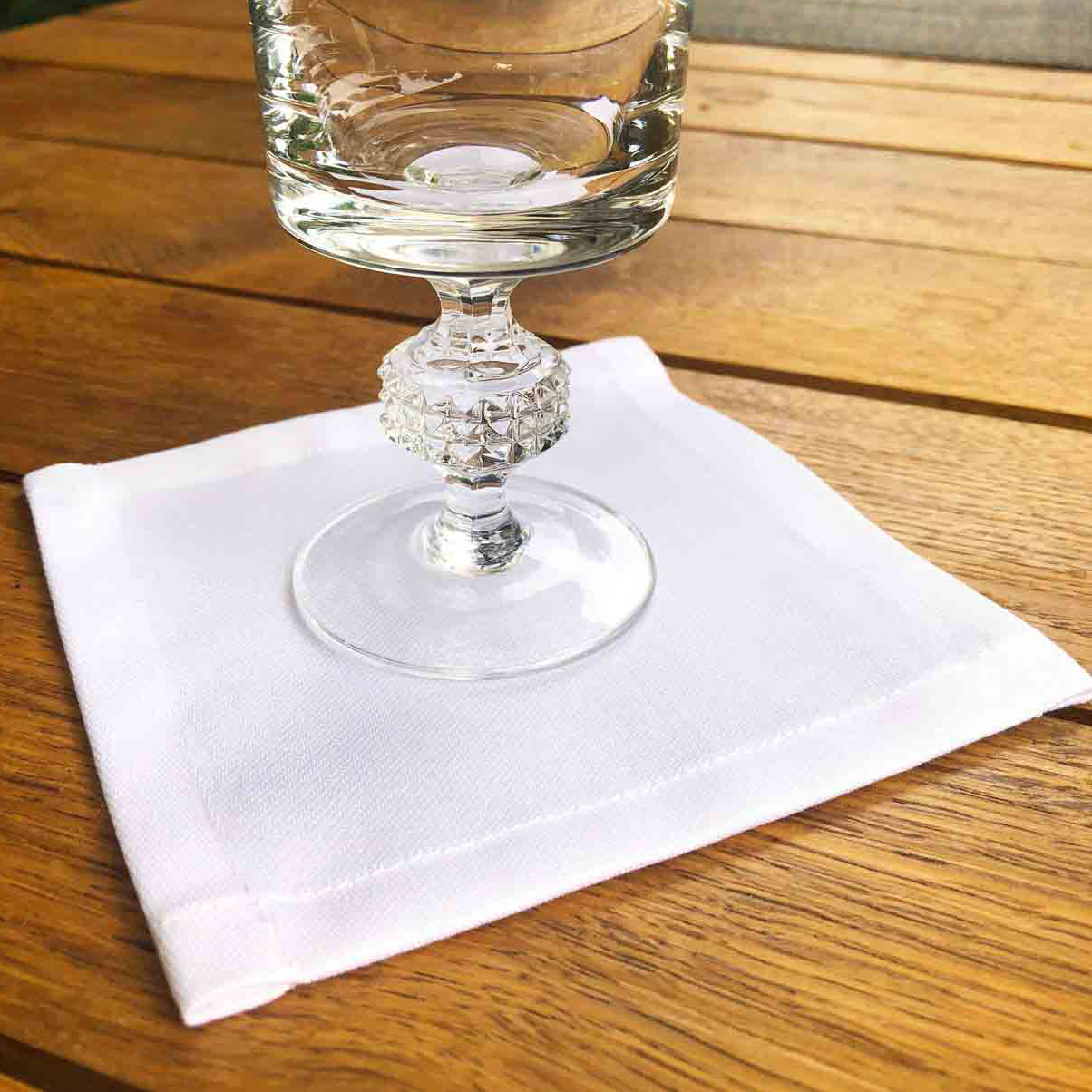 Cocktail napkin & coasters, doily for glasses 12x12