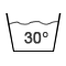 Care symbols: Machine wash 30°C
